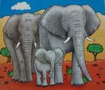 Animal Puzzles (F) - Elephant 40 pcs
