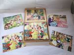P100115: Wooden Picture Cubes: Fairy Tales