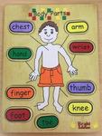 Body Parts Wooden Puzzle- 9pcs