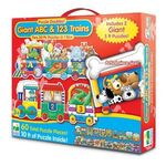 ABC & 123 Trains puzzle- 60pcs