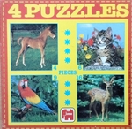 4 Animal Puzzles