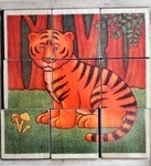 P100177: Tiger Wooden Block Puzzle