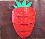 Felt - Strawberry (4 pcs)
