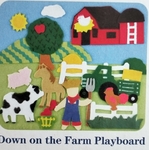 Down on the Farm Felt Playboard