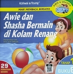 Awie dan Shasha Bermain di Kolam Renang