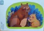 P100195: Bears in a forest - 16 pcs