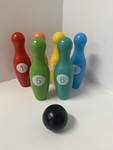 Wooden Bowling Set 1 (small)