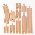 Wooden Train Track Set 