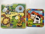 Wooden Animal Puzzle Pack (2 Puzzles)