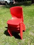PARTY 4xRed Chairs