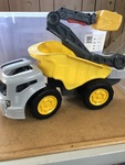 DUMP TRUCK AND CRANE