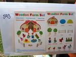 WOODEN FARM SET