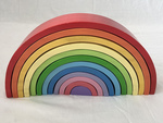 LARGE WOODEN RAINBOW