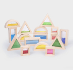 WOODEN RAINBOW SENSORY BLOCKS
