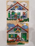 HOUSE PUZZLE -2 LAYER