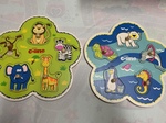JUNGLE AND OCEAN PIN PUZZLE