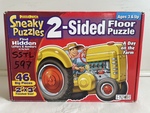 2-Sided Floor Puzzle, A Day On The Farm
