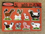 Melissa & Doug Sound Puzzle - Farm Animals