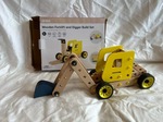 Wooden Forklift and Digger Construction Set