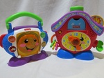 FISHER PRICE CLOCK AND CD PLAYER