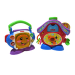 FISHER PRICE CLOCK AND CD PLAYER