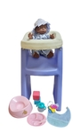 Blue Highchair & Doll