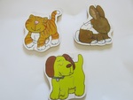 3 PIECE PUZZLE : DOG, CAT, BUNNY