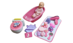 Bath & Accessories Doll Set