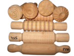 DESIGNER ROLLING PINS AND DOUGH STAMPERS