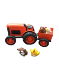 TRACTOR WAGON AND FARM ANIMALS