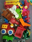 Miscellaneous mini plastic cars, trucks, planes