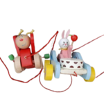 Wooden Pull Along Animals