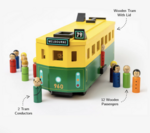 C012: Large Melbourne Tram Wooden Toys