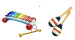 T014: Fisher Price Classic Xylophone and Wooden Maracas