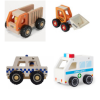 Wooden vehicle set