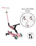 A025: Pink Globber Go Up scooter