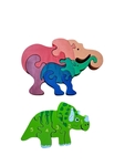 Elephant and dinosaur puzzles