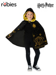 D017: Hogwarts Black and Gold Hooded Robe