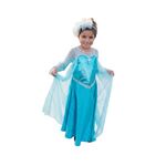 Ice Queen Dress with Cape - Size 3-4
