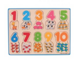 Number & Colour Matching Puzzle