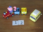 Peppa Pig train and campervan set