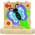 Lifecycle Butterfly stacking puzzle
