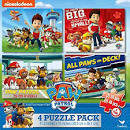 Paw Patrol 4 Puzzle Pack