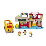 little people SCHOOL and BUS SET