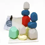 Wooden balance stones