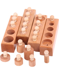 Montessori Knobbed Cylinder Blocks