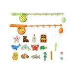 Wooden fishing set