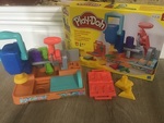 1171: Play-Doh stamp and saw bench