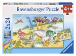Dinosaur puzzle (2 x 24)
