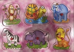 Wild animal inset puzzle